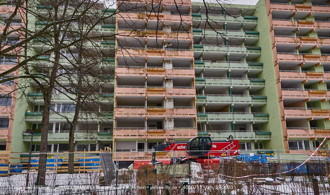 29.01.2023 - Sanierung Kurt-Eisner-Straße in Neuperlach